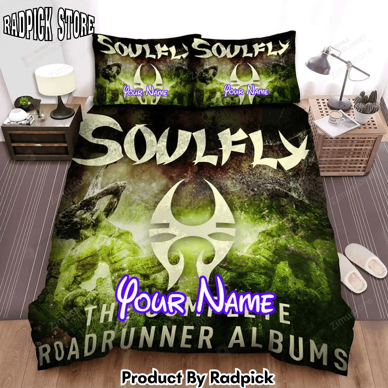Radpick soulfly band album the complete roadrunner bed sheets spread comforter duvet cover personalized name bedding sets rp3272136